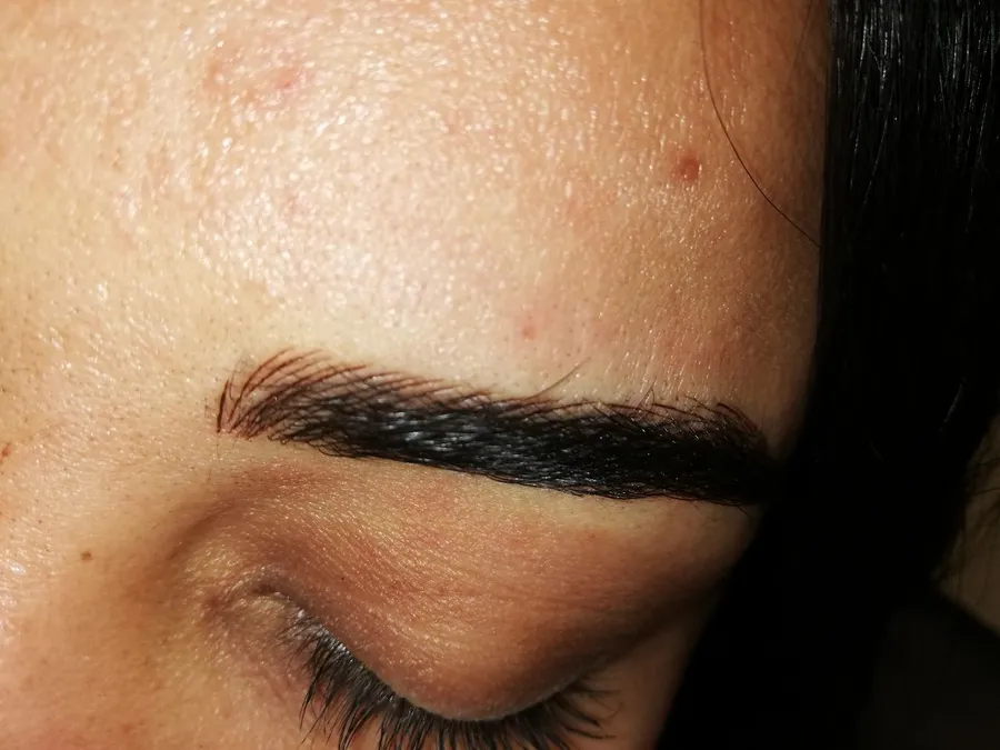 Eyebrow Tattoo — on location