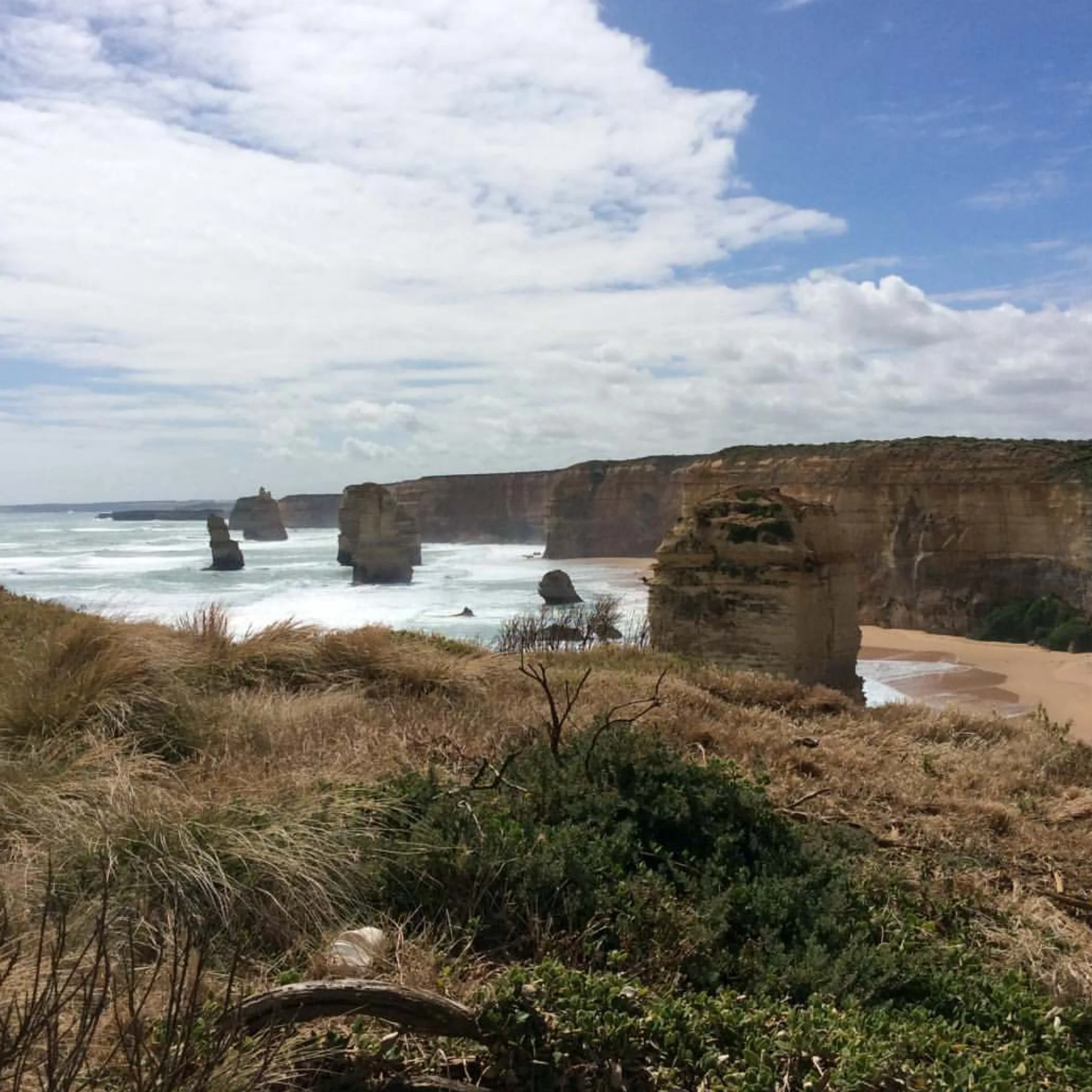 twelve apostles limestone stacks ocean coastline australia
